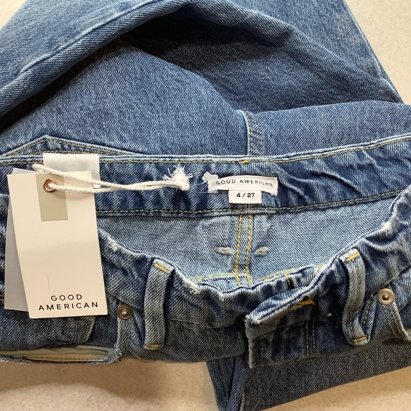 Good American Good Boy Jeans 4/27 Blue 941 NWT - Picture 6 of 8